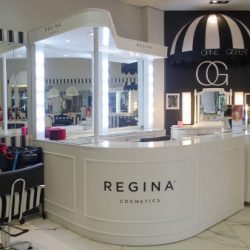 Diseño de punto de venta – Regina Cosmetics – Meta