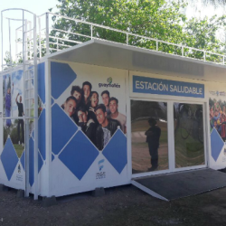 Fabricación y montaje de Estaciones Saludables – Mendoza – Showtech