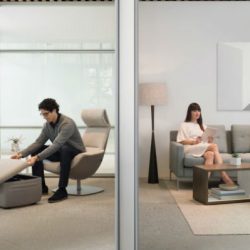 Ambientes corporativos confortables en capital – Massaud Lounge – Steelcase – Open Office
