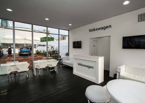 Diseño de stands para empresas automotrices – Volkswagen- RMB Design Solutions