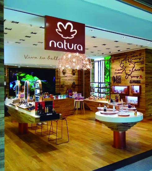 Arquitectura comercial para marcas de cosmética – Natura – Arq. Francisco Cantarelli