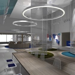 Diseño de imagen de oficinas para empresas – Amway – Arq. Sergio Suarez