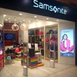 Restyling de locales comerciales- Samsonite – Arq. Francisco Cantarelli