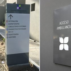 Cartelería & señalética para centros médicos en Corrientes- Petra Diseño