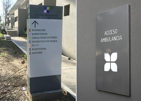 Cartelería & señalética para centros médicos en Corrientes- Petra Diseño
