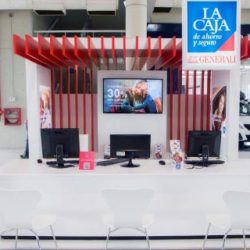 Diseño & construcción de stand para empresas de seguros – La Caja – Somos Nemo