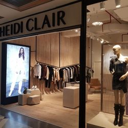 Diseño de locales de moda – Alcorta Shopping – Heidi Clair – Arq. Francisco Cantarelli