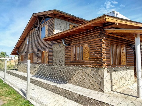 Casas de Troncos de Madera