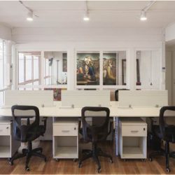 Diseño de oficinas modernas – Hot Desk – Capital – Estudio Cebra