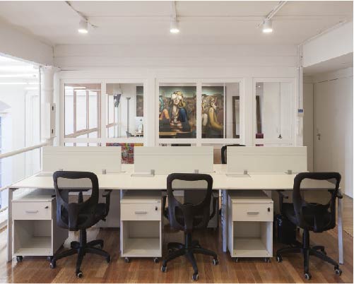 Diseño de oficinas modernas – Hot Desk – Capital – Estudio Cebra
