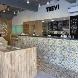 Arquitectura gastronómica – diseño de heladerías – Helados Trevi – Santa Fé – Zona IV