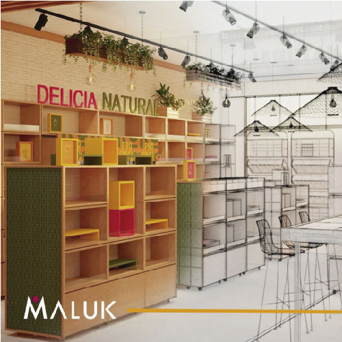 Diseño de Locales gastronómicos – Interiores Maluk