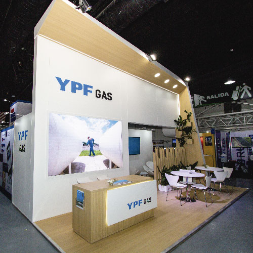 Diseño y construcción de stand – YPF – EXPO AGRO – RMB