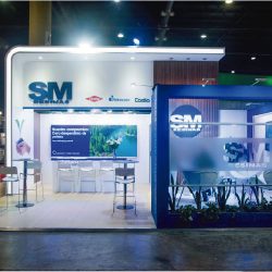 Diseño y Construcción de stands– Argenplas – SM RESINAS – Somos Nemo