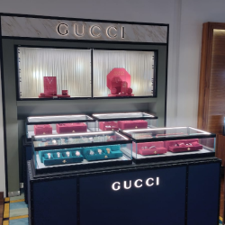 Diseño de locales comerciales para joyería- Sensation du temps- Gucci – MZ Latam