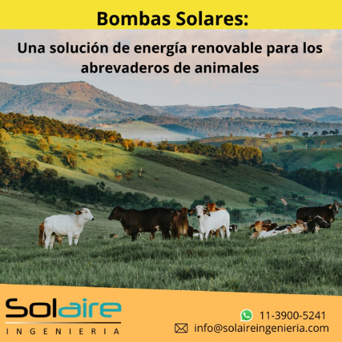 Bombas sumergibles solares