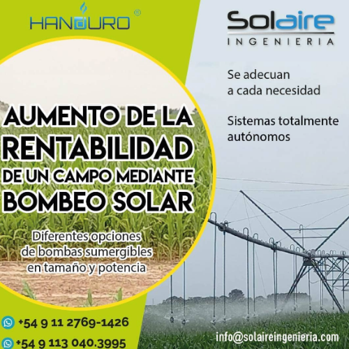 Bombas sumergibles solares